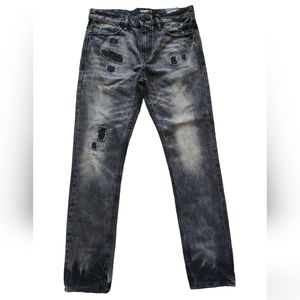 Rocawear Blak Men's Distressed Skinny Jeans NWT Sz.32 MSRP $128